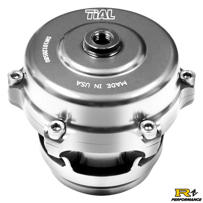 Tial Q BOV 50mm Blow Off Valve with Aluminum Flange, 11psi Spring, and Silver Housing  QBOV-Silver-11psi-AL